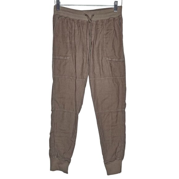 Aritzia Community Women's Ion Cargo Utility Jogger Pants, Brown/Khaki, Size XXS - Picture 1 of 11